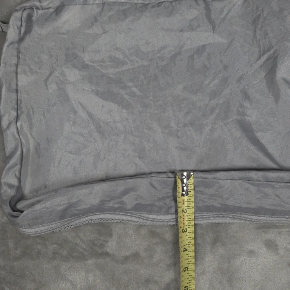 Lands End Packing Cubes Lot Of 2 Gray Pink Travel Organizers Compression Luggage